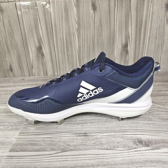 Adidas Icon 7 Low Top Metal Baseball Cleats-Navy/White-S23853-Men\'s Size 13 NEW main image 14